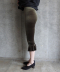 Velvet Volant Capri Pants