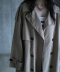 Maxi trench coat