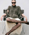 Kitty Romb Pointelle Tights Espresso