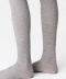 Diana Rib Wool Tights Beige Melange