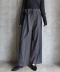 MIXED-CHECK TAILORED TROUSERS