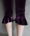 Velvet Volant Capri Pants