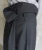 FOLD-OVER CHECK SKIRT