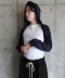 JERSEY HOODED BOLERO