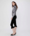 Velvet Volant Capri Pants