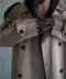 Maxi trench coat