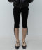 Buttoned Wool Half Leggings