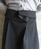 FOLD-OVER CHECK SKIRT