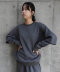 Sweat Double Sleeve top