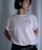 LOVE AND LIE EMBROIDERY H/S TEE【PINK】