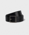 SQUARE BUCKLE LEATHER BELT