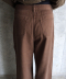 FRAYED PANEL WIDE PANTS