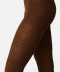 Clara Retro Patterned Tights Bourbon