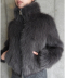 NEW FUR ZIP-UP JACKET