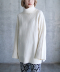 Roll-neck knitted sweater