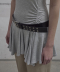 DOUBLE EYELET LEATHER BELT
