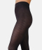 Zoe Ribbed Tights Black