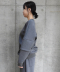 Sweat Double Sleeve top