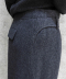 Belted Maxi Wool Skirt