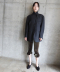 Velvet Volant Capri Pants