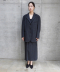 Belted Maxi Wool Skirt