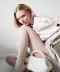 Laura Net Tights Oyster Grey