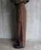 FRAYED PANEL WIDE PANTS