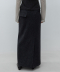 Belted Maxi Wool Skirt