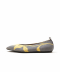 KNIT FLATS POINT LILY YELLOW & GREY