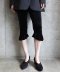 Velvet Volant Capri Pants