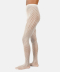 Laura Net Tights Oyster Grey