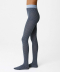 Clara Retro Patterned Tights Dusty blue