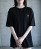 LOVE AND LIE EMBROIDERY H/S TEE