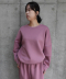 Sweat Double Sleeve top