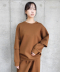 Sweat Double Sleeve top