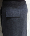Belted Maxi Wool Skirt