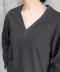 V-neck Long Sleeve Tee