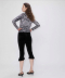 Velvet Volant Capri Pants