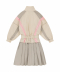 BEIGE WINDBREAKER DRESS
