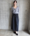 FOLD-OVER CHECK SKIRT